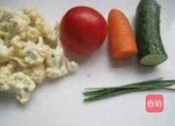 缤纷花菜的做法图解1