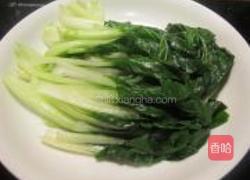 姜蒜小白菜的做法图解2