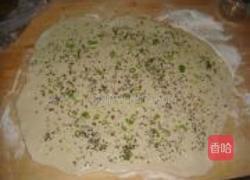 葱花椒叶饼的做法图解2