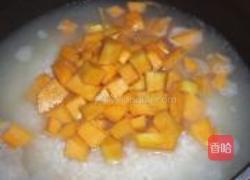 羊肉汤南瓜焖米饭的做法图解3