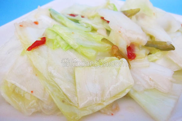 泡椒包菜