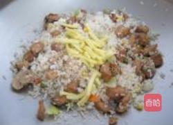 起士肉丁炒饭的做法图解12