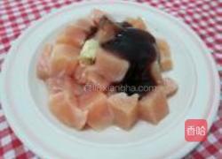 起士肉丁炒饭的做法图解4