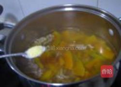 南瓜牛肉汤的做法图解7