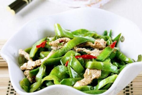 扁豆丝炒肉