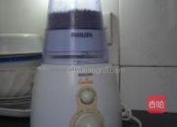 心形紫米糕的做法图解3