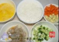 虾仁白果蛋炒饭的做法图解9