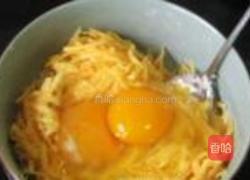 黑芝麻地瓜蛋饼的做法图解3