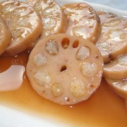 蜜汁蓝莓莲藕的做法[图]