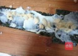 紫菜面包糯米卷的做法图解3