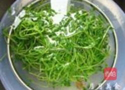 冷拌豆苗的做法图解3