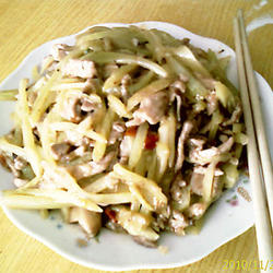 开胃莴苣瘦肉丝的做法[图]