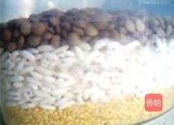 黄豆糯米粥的做法图解2