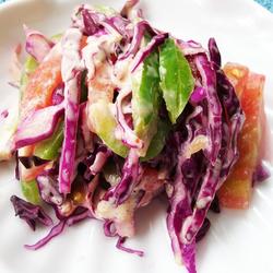 紫甘蓝沙拉的做法[图]