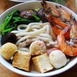 海鲜丸子乌冬面的做法[图]