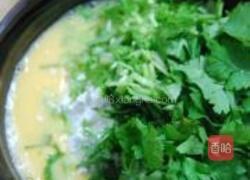 香菜煎的做法图解3