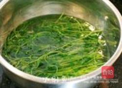 培根凉拌豌豆苗的做法图解6