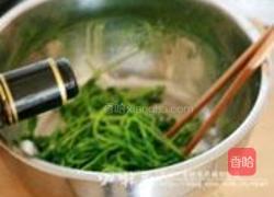 培根凉拌豌豆苗的做法图解8