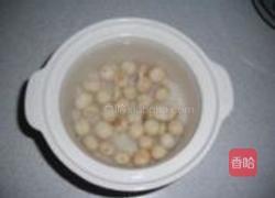 莲子糯米粥的做法图解4