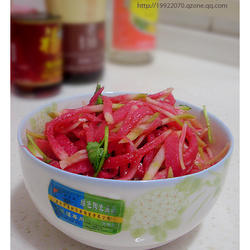 凉拌心里美的做法[图]