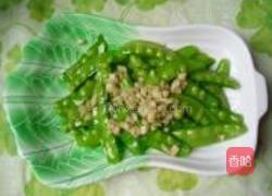 蒜香荷兰豆的做法图解6