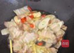 花肉炒香干的做法图解3