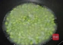 咸菜炒毛豆的做法图解3
