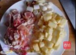 鸡腿菠菜面的做法图解3