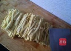 干豆腐炒韭菜的做法图解2