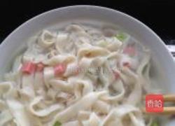 肥肠盖浇玉带面的做法图解4