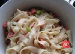 肥肠盖浇玉带面的做法图解6