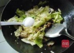 腊肉炒包心菜的做法图解6