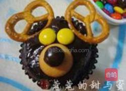 圣诞麋鹿杯子蛋糕的做法图解16