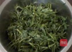 茼蒿坨子的做法图解1