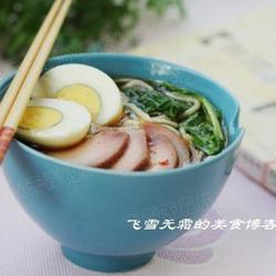 卤肉鸡蛋面的做法[图]