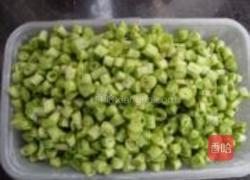 蒜豉长豆粒的做法图解3