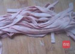 茭白花生肉丁炸酱面的做法图解13