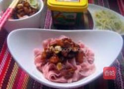 茭白花生肉丁炸酱面的做法图解15