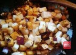 茄丁肉酱绿豆面的做法图解7