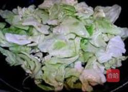 蚝油炒圆白菜的做法图解5