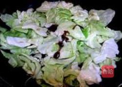 蚝油炒圆白菜的做法图解6