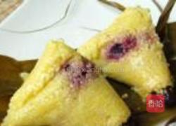 紫薯黄米粽子的做法图解15