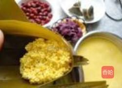 紫薯黄米粽子的做法图解7
