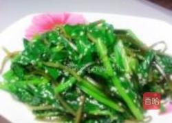 麻油海带拌菠菜的做法图解6