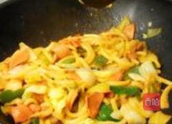 日式炒乌冬的做法图解4