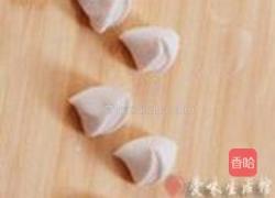 鱿鱼干韭菜鸭蛋水饺的做法图解4