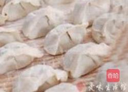 鱿鱼干韭菜鸭蛋水饺的做法图解6