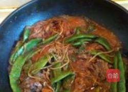 排骨豆角炖粉条的做法图解5
