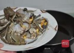 咖喱蟹粉的做法图解3