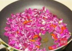 豆干炒紫甘蓝的做法图解6